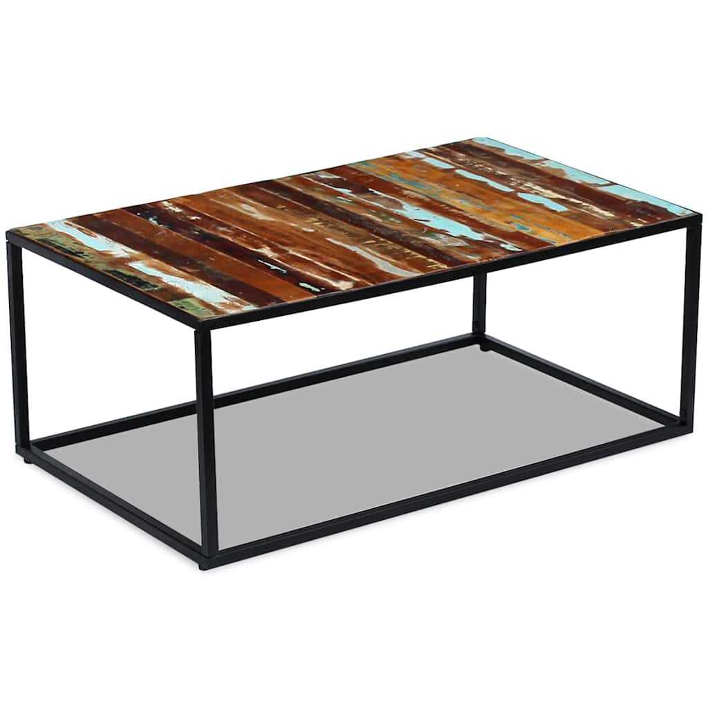 Vidaxl salontafel 100x60x40 cm massief gerecycled hout