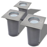 Vidaxl LED Land Spots en dehors de 3 pièces carré