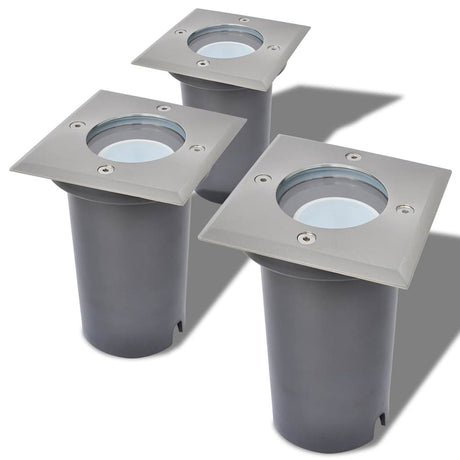 Vidaxl LED Land Spots en dehors de 3 pièces carré