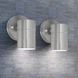 Vidaxl outdoor wall lamps 2 sturded stainless steel