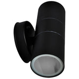 Vidaxl Lampes murales extérieures 2 pcs vers le haut en acier inoxydable