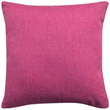 VidaXL housses de coussin 4 pièces aspect lin rose 40x40 cm