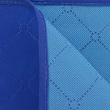 Vidaxl Picnic Rug 100x150 cm bleu et bleu clair