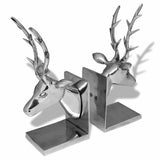 Vidaxl bookrests Herten 2 pièces en aluminium argent