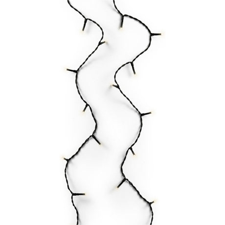 Lumineo LED cordon 720 LED 5400 cm noir lumière blanc chaud