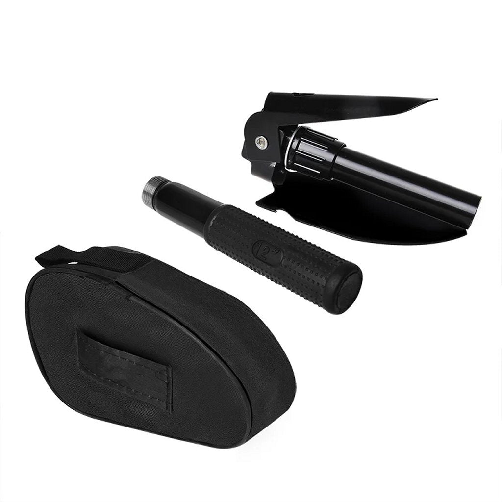 Proplus vouwschep 42 cm met draagtas zwart