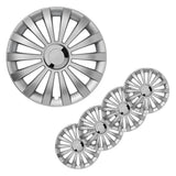 Proplus Hubcaps 4 St Meridian 16 '' Colore en argent