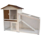 @Pet lapin HOK Tommy 140x65x100 cm blanc et brun 20072