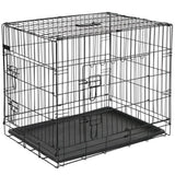@Pet hondenbench 63x44x50,5 cm en métal noir 15001