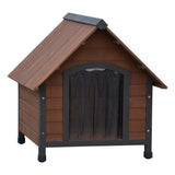 @pet @pet Dog Loft s plastičnimi loputami Rustique 102x82x87 cm rjava