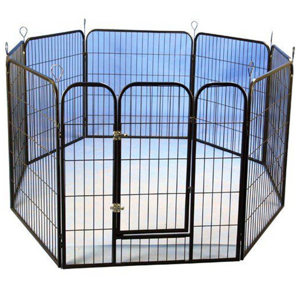 @Pet chiotren modulaire 79x81 cm noir