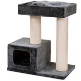 Quapas! Scratch Post Bandit 76x45x82 cm Gris foncé