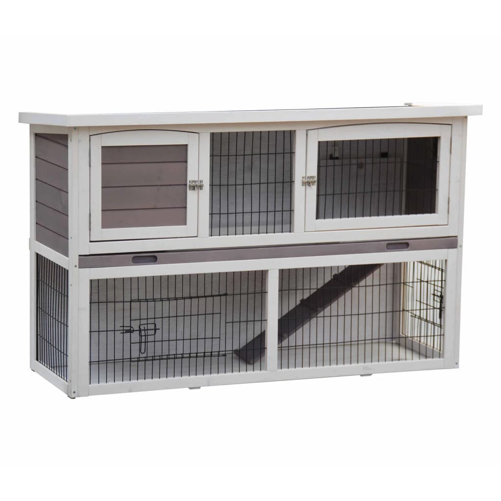 @Pet @Pet Rabbit Loft Bigfoot 137x50x85 cm Wood White