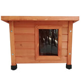 @Pet chat loft pour à l'extérieur de 57x45x43 cm brun de bois