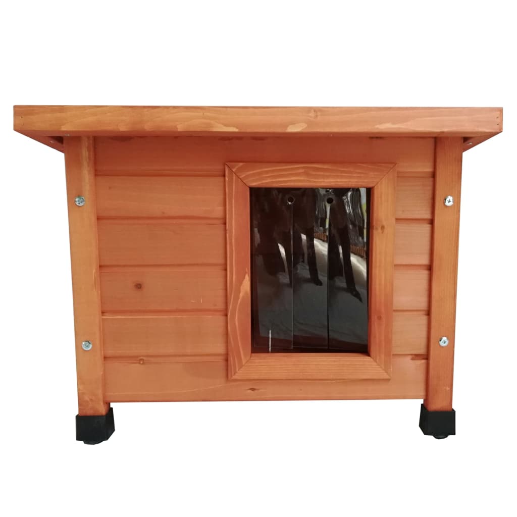 @Pet chat loft for Outside XL 68.5x54x51.5 cm Brown en bois