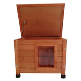 @Pet chat loft for Outside XL 68.5x54x51.5 cm Brown en bois