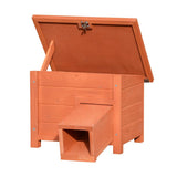 @Pet egelhuis hout marron
