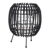 Autres marques lanterne rotin 20 cm beige noir assorti