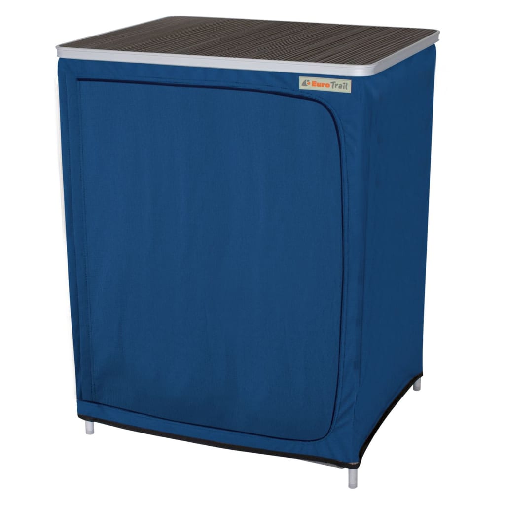 Gabinete de campamento de EuroTRAIL Vallou 67x53x86 cm azul