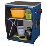 Gabinete de campamento de EuroTRAIL Vallou 67x53x86 cm azul