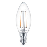 Philips LEDCLASSIC 25W (2W) B35 E14 WW CL ND 1BC 4 Belysning