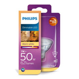 Philips éclairage LED spot dimmable blanc chaud gu5.3 50w
