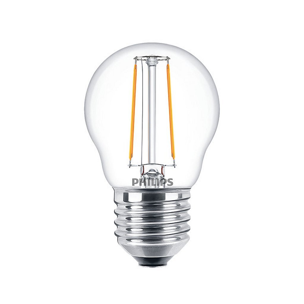 Lampe bougie classique LED Philips 25W E27 blanc chaud