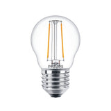 Lampe bougie classique LED Philips 25W E27 blanc chaud