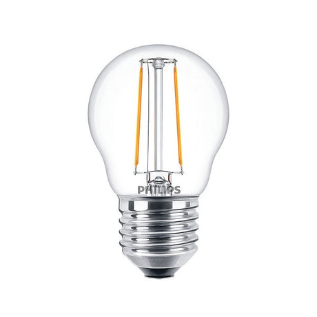 Lampe bougie classique LED Philips 25W E27 blanc chaud