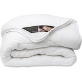 Couette Ten Cate luxe 4 saisons 240x200 cm boutons pression blanc