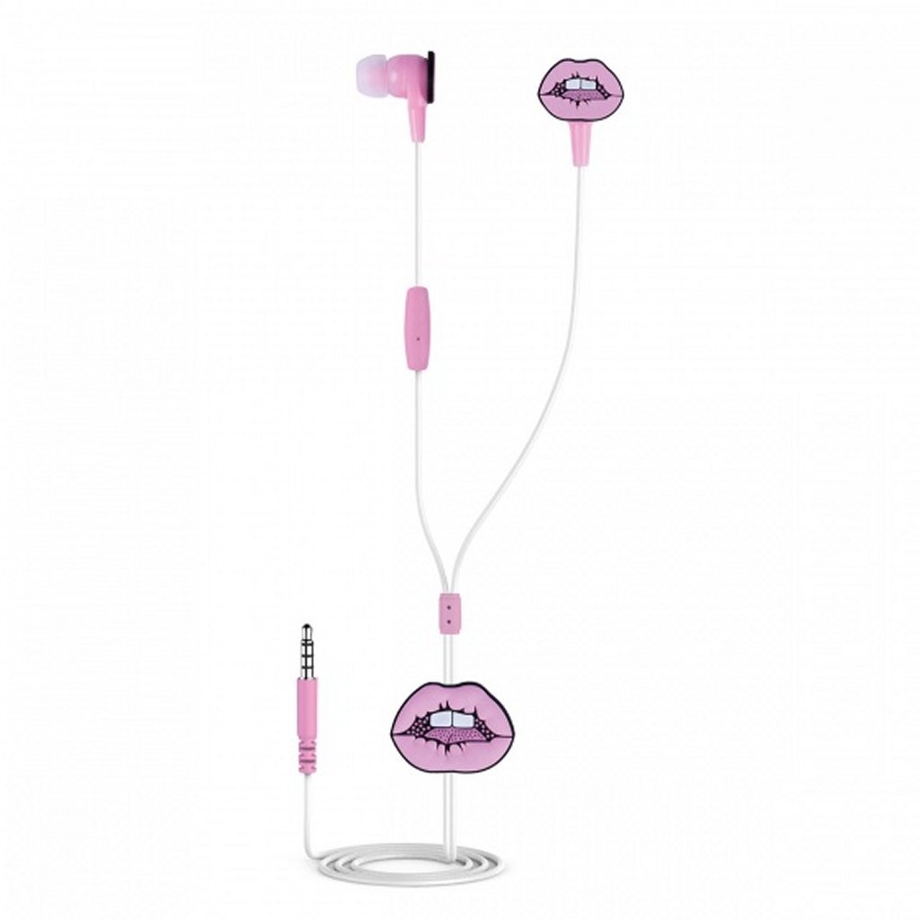 Kangaro kangaro k-58191005 dresz in-ear oordopjes lippen roze