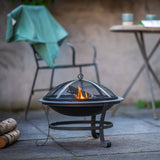 Fullfire Redfire Fire Bowl Atlanta 51 cm in acciaio nero 85014