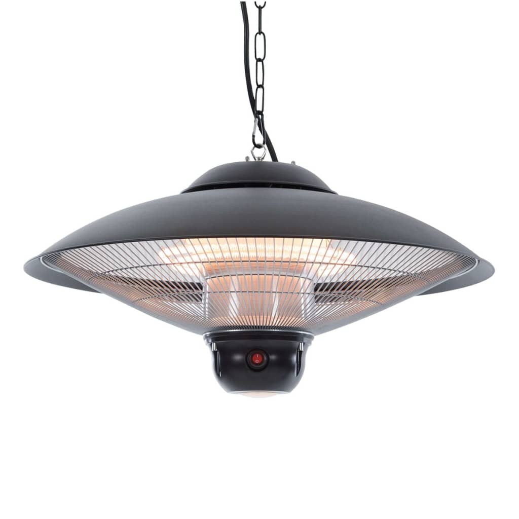 Solade solen hängande med Sirius 2100 W Halogen Black Ce09b