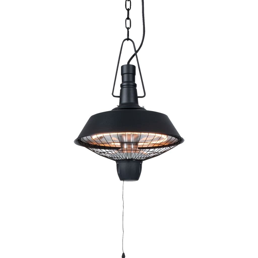 Chauffage de suspension du soleil Indus 2100 w halogène noir Rsh16