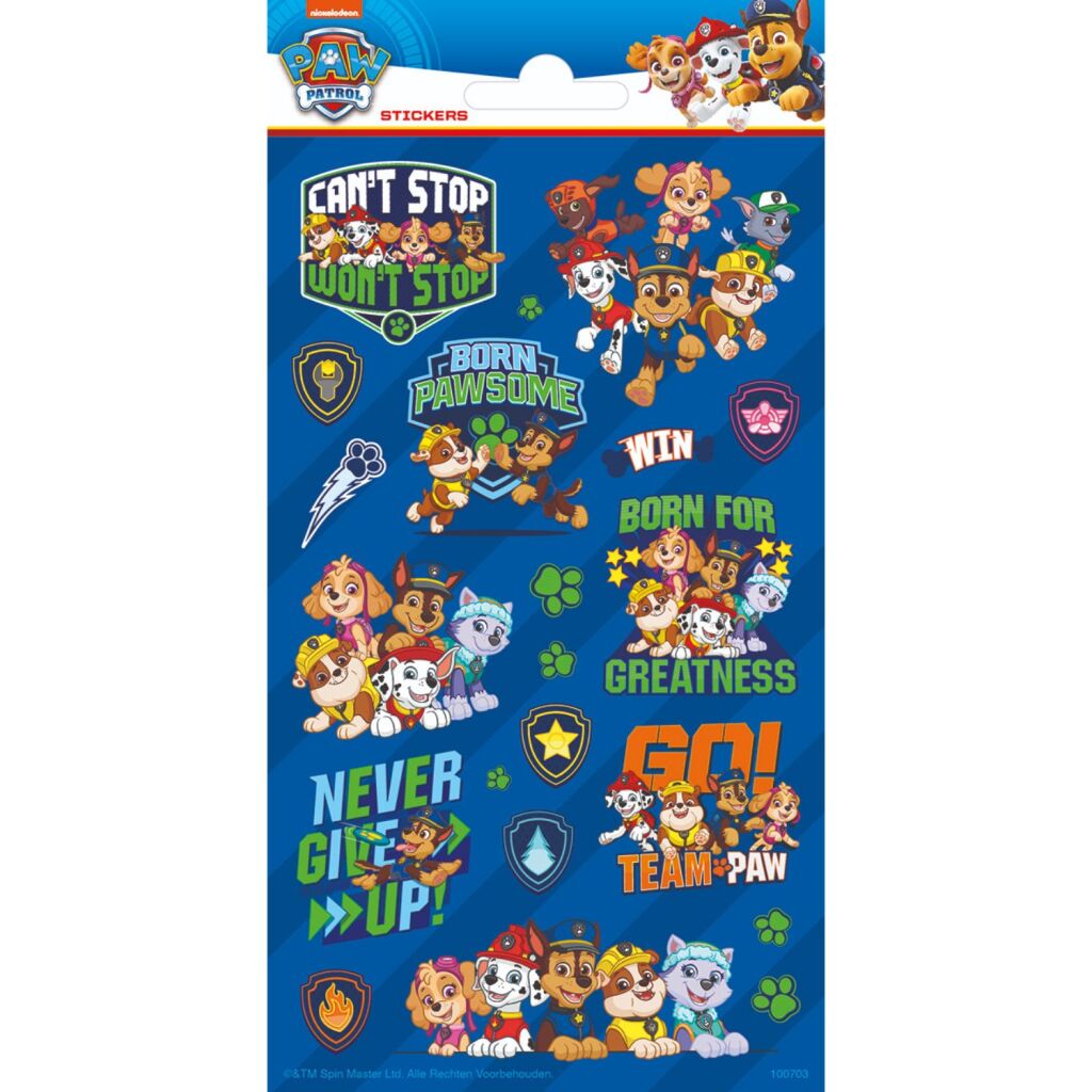 Totum stickervel paw patrol