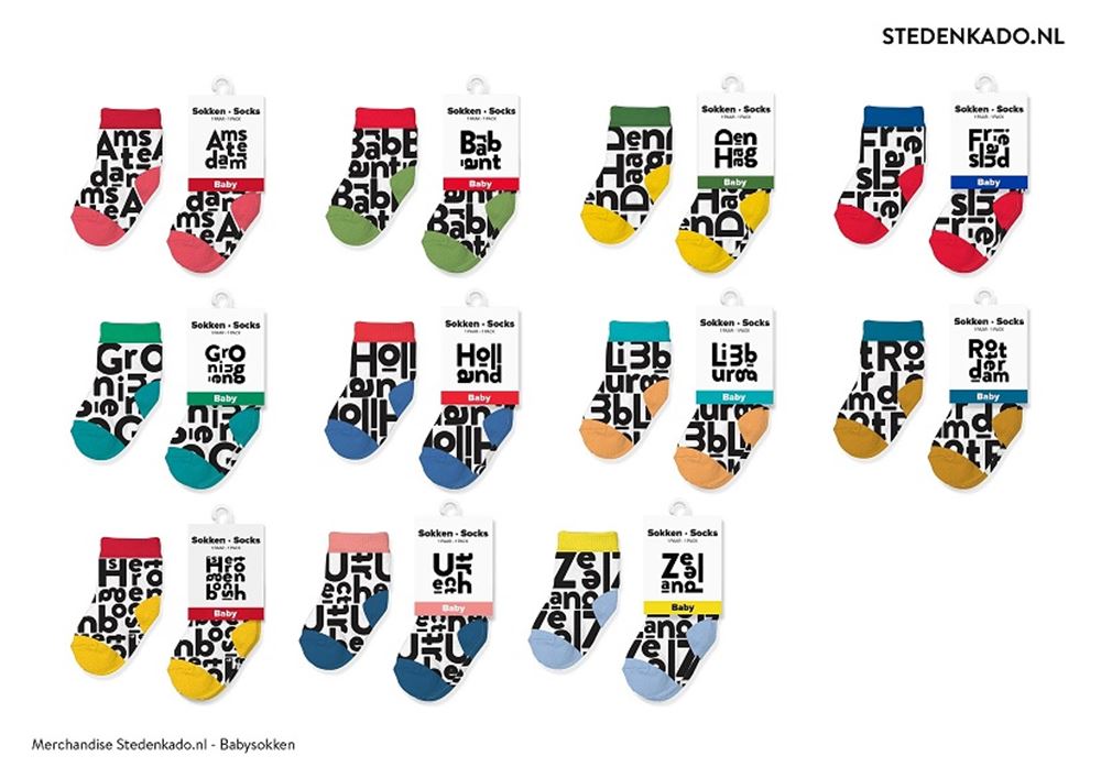 Baby sokken groningen (6st)