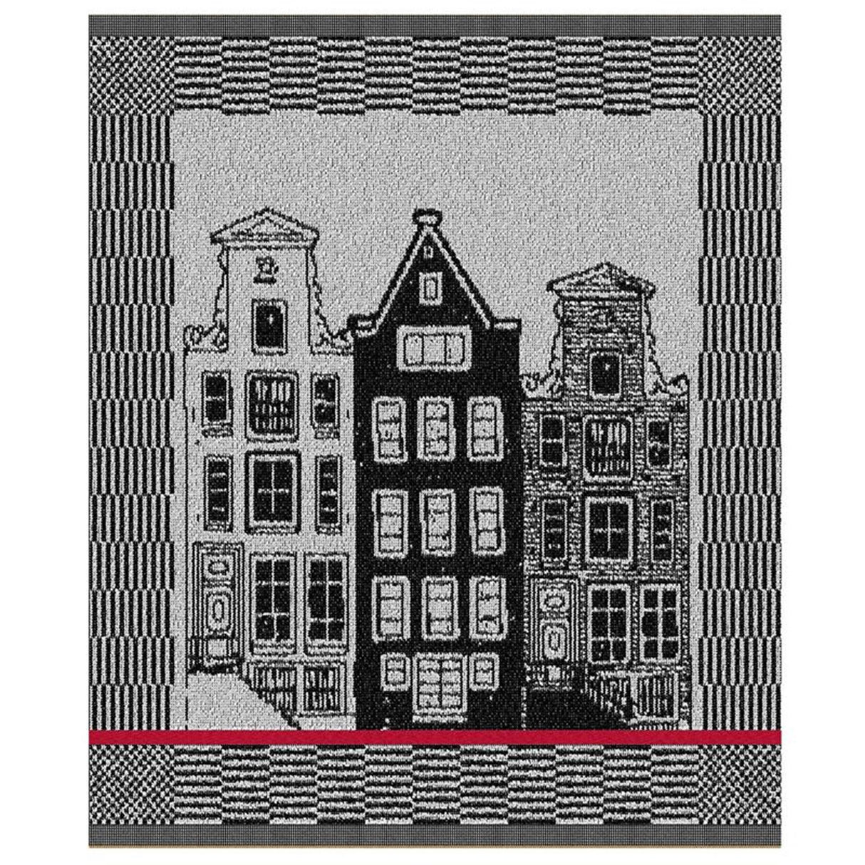 Ddddd torchon canal 50x55cm noir 6 pcs