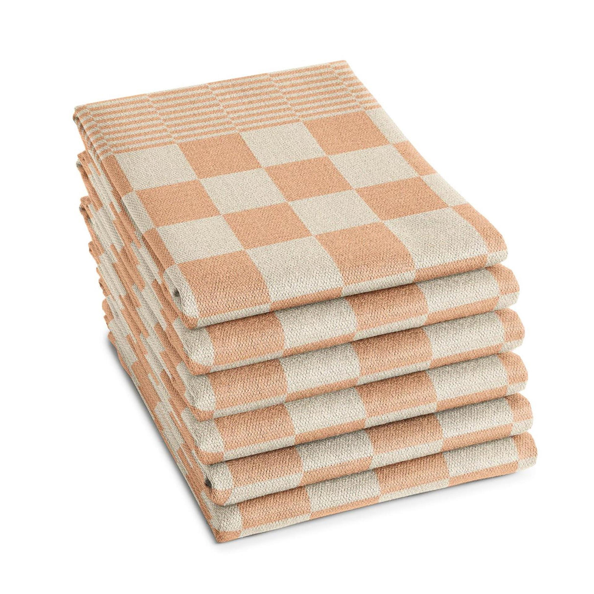 Ddddd torchon barbecue pêche pastel 6 pcs