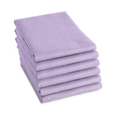 Ddddd torchon logo lilas pastel 6 pcs