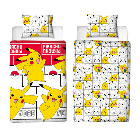 Housse de couette Pokémon Pokémon Pikachu Icône, 140x200cm