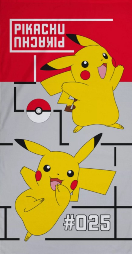 Pokémon Beach Towel Pokemon Pikachu, 70x140cm