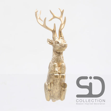 Cintre de pot de décoration inspiré de la saison cerf doré 7cm