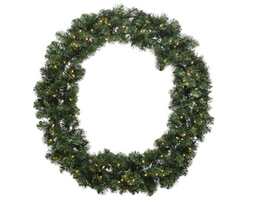 Imp kerstkrans erial 50cm incl. verlichting