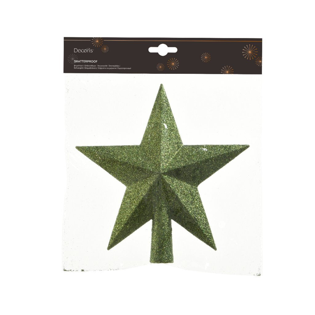 Decoris pic 4,2x19x19 cm vert pailleté