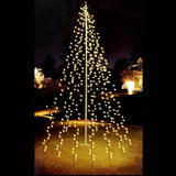 Ambiance Ambiance Julelys til flagstang med 192 LED'er 208 cm