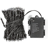 Décoration d'intérieur s.i.a. éclairage LED à batterie 48 LED 350 cm lumière blanche chaude noir