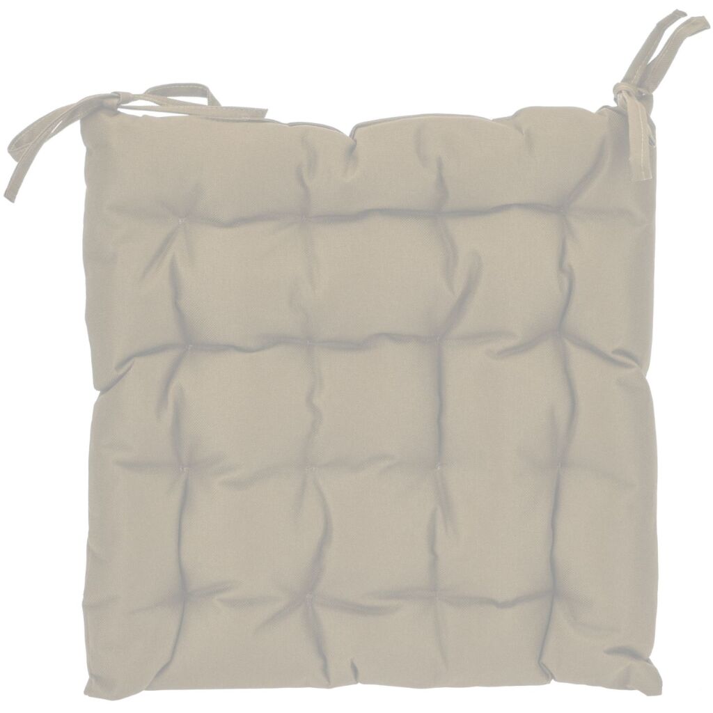 Coussin de chaise Basic 40x40x6 cm beige