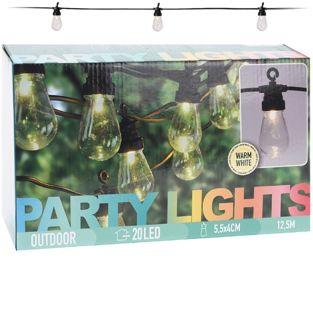 Progarden de iluminación de fiesta de progarden con 20 lámparas LED 4.5 V