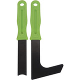 Kinzo set de grattoirs de jardin vert noir