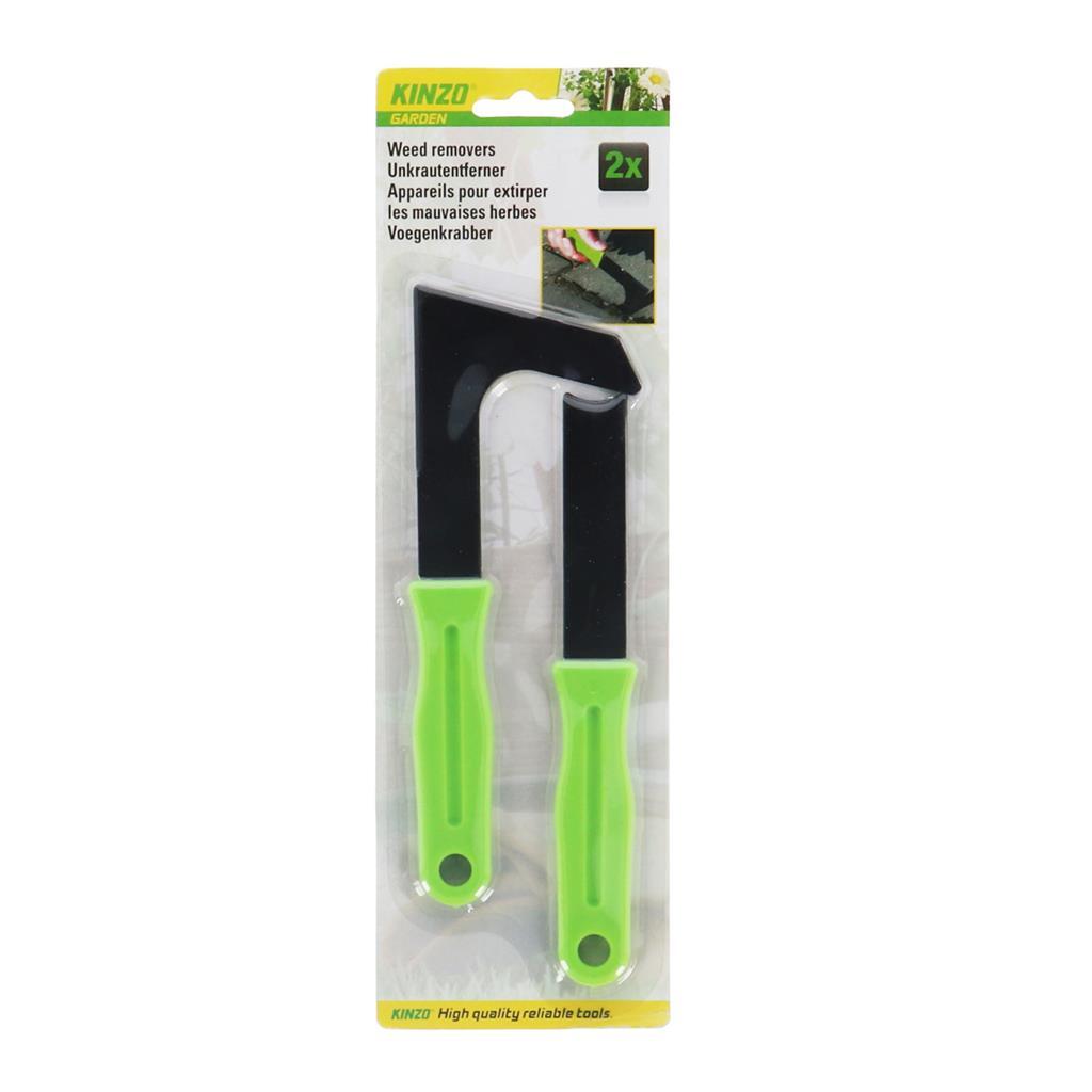 Kinzo set de grattoirs de jardin vert noir